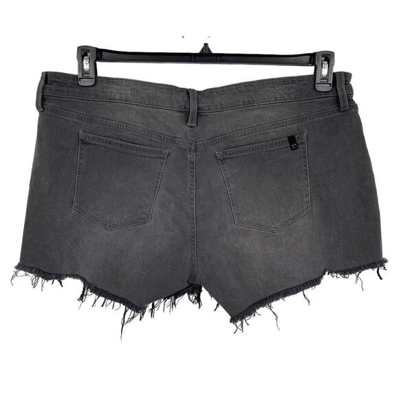 Joe's Jeans shorts The Ozzie 4"cut off  black size 34 - Picture 2 of 4